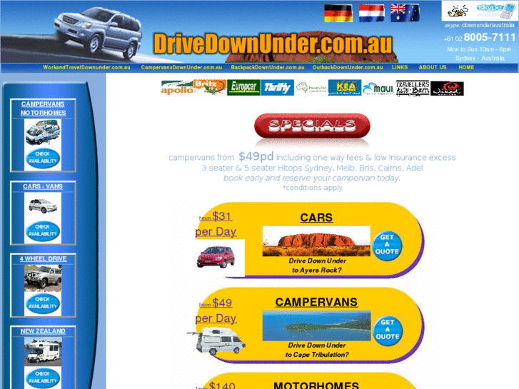 www.drivedownunder.com.au