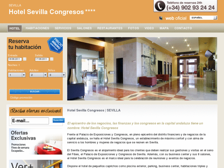 www.hotelsevillacongresos.com