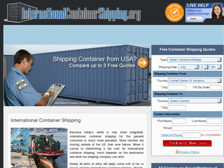 www.internationalcontainershipping.org