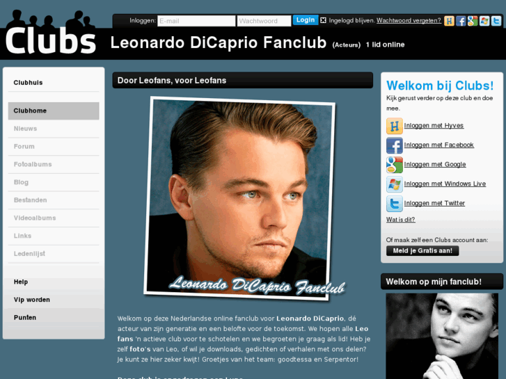 www.leonardodicapriofanclub.com