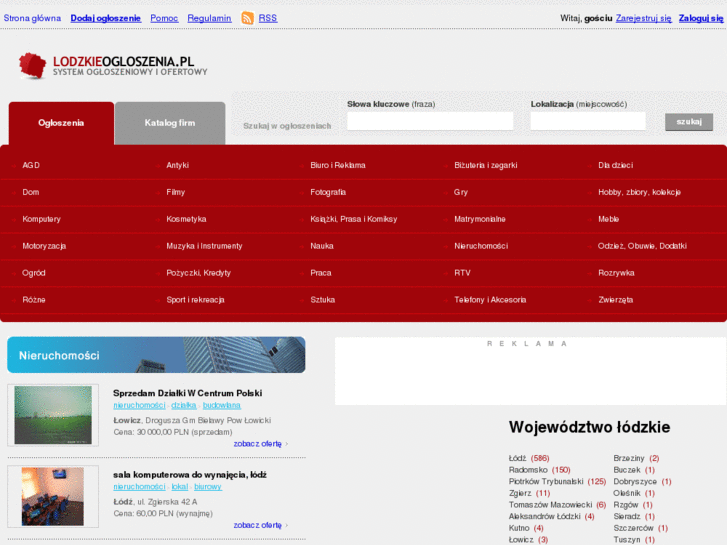www.lodzkieogloszenia.pl