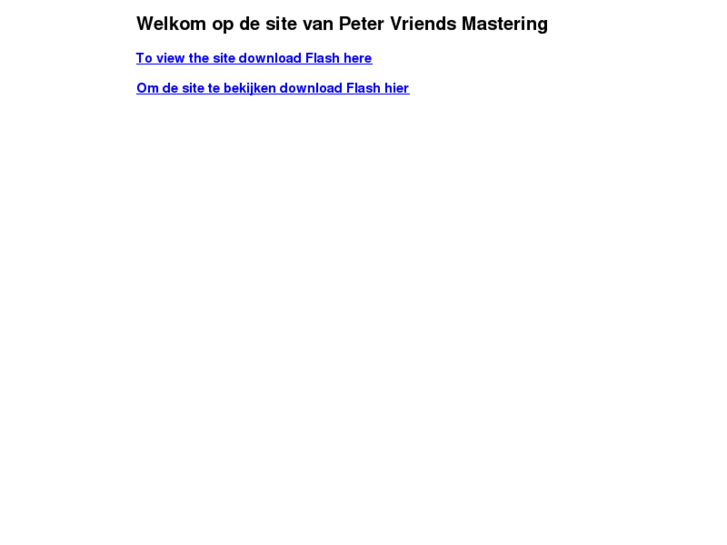 www.petervriendsmastering.nl