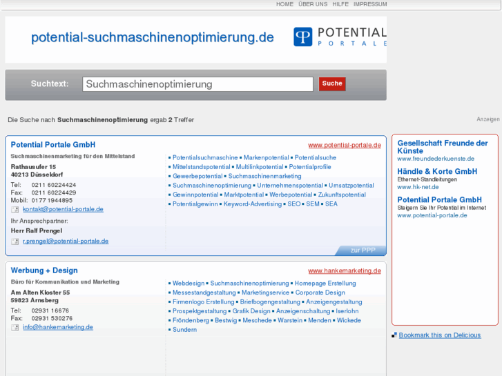 www.potential-suchmaschinenoptimierung.de