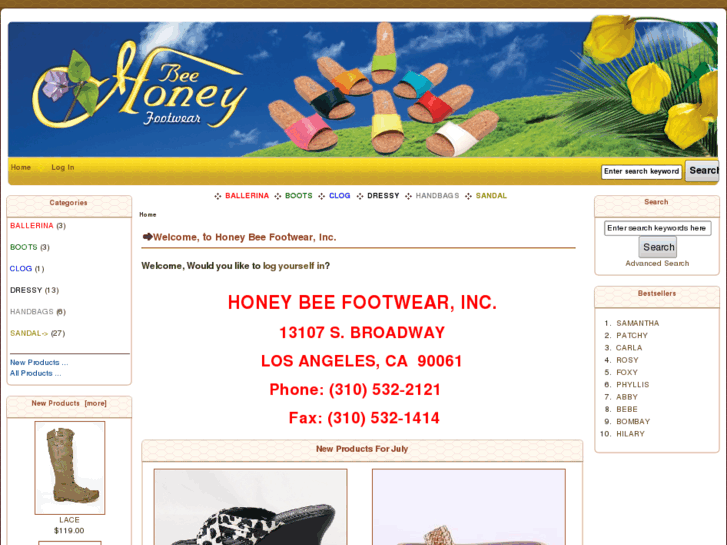 www.honeybeefootwear.com