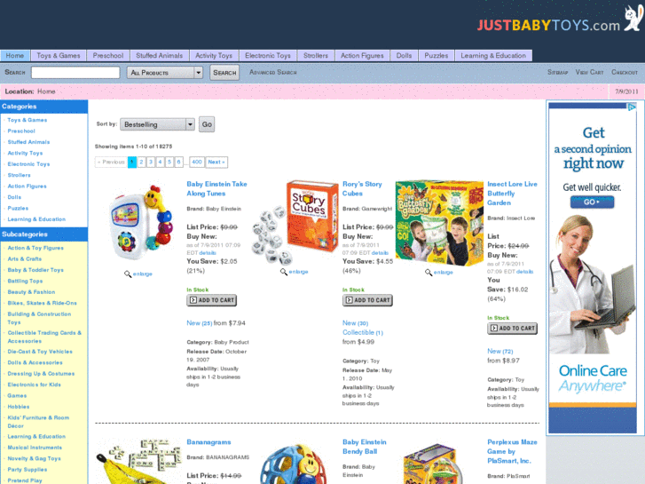 www.justbabytoys.com