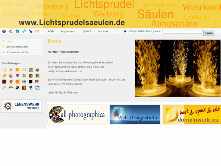 www.lichtsprudelsaeulen.com