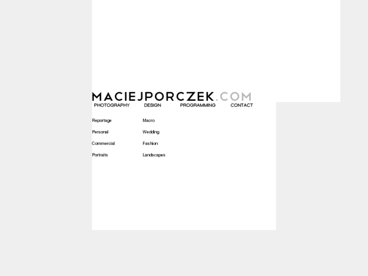 www.maciejporczek.com