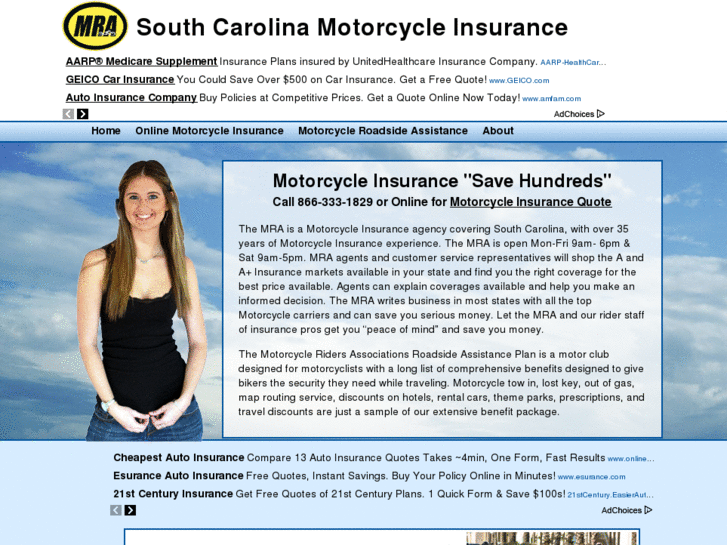 www.motorcycleinsurancesouthcarolina.com