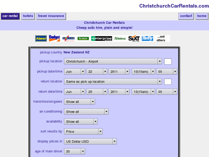 www.christchurchcarrentals.com