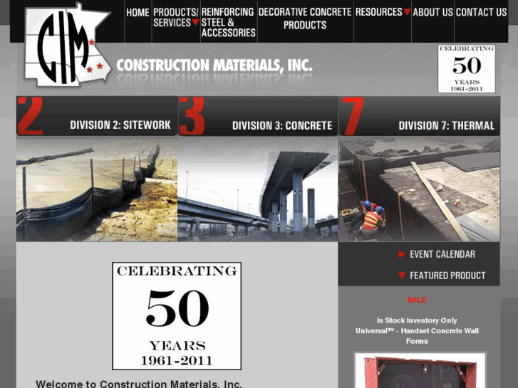 www.constructionmaterialsinc.com