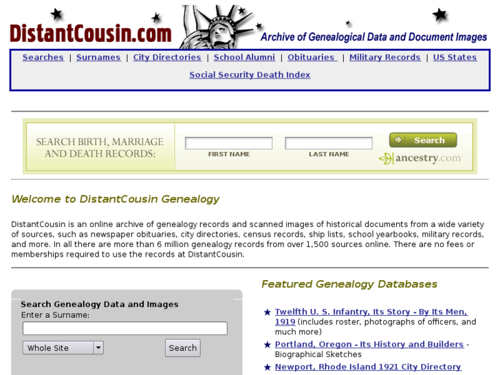 www.distantcousin.com