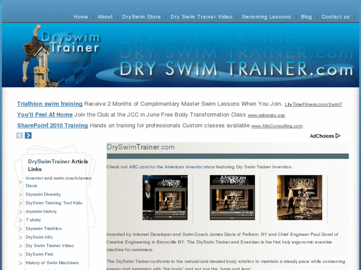 www.dryswimtrainer.com
