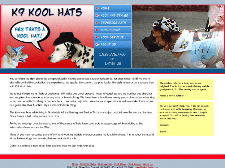 www.k9koolhats.com