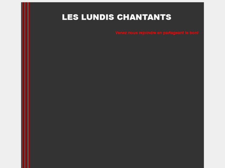 www.lundischantants.fr