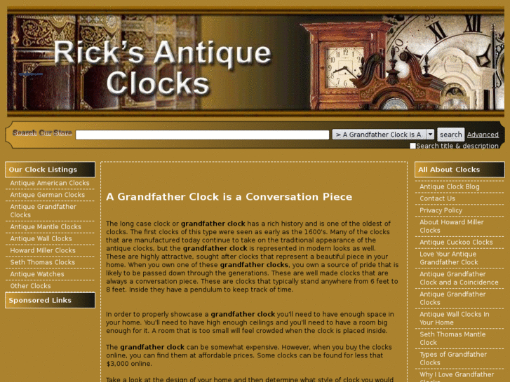 www.ricksantiqueclocks.com