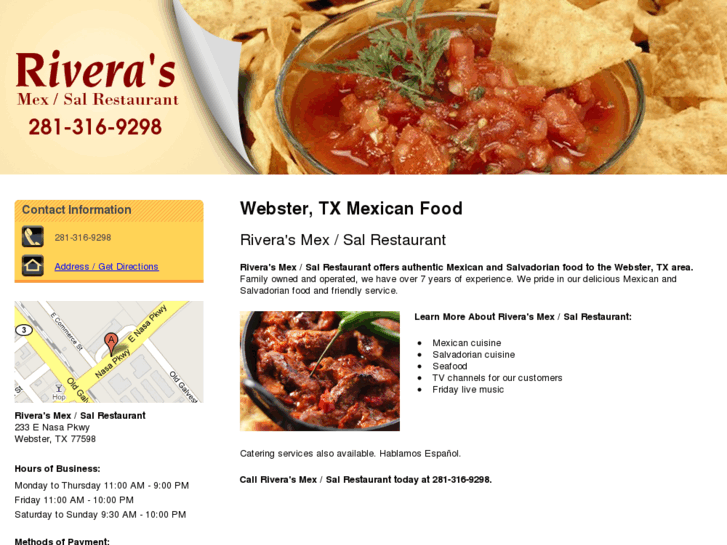 www.riverasmexsalrestaurant.com