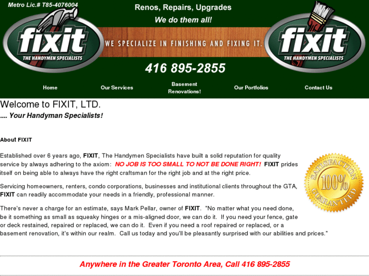 www.fixittoronto.com