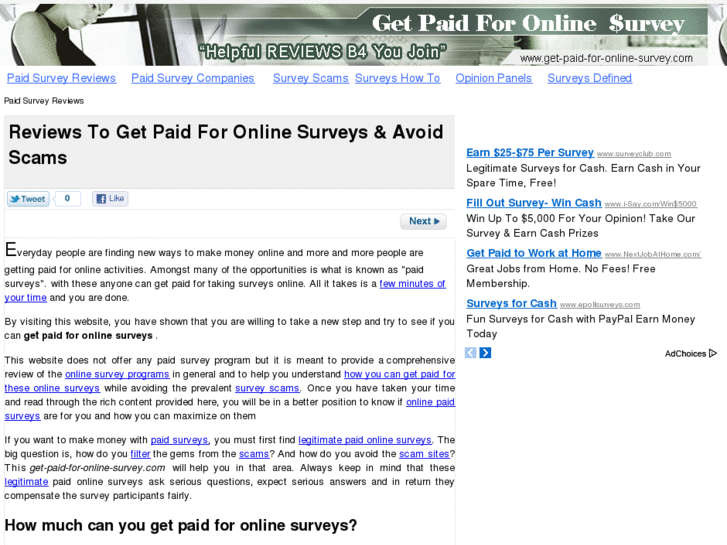 www.get-paid-for-online-survey.com