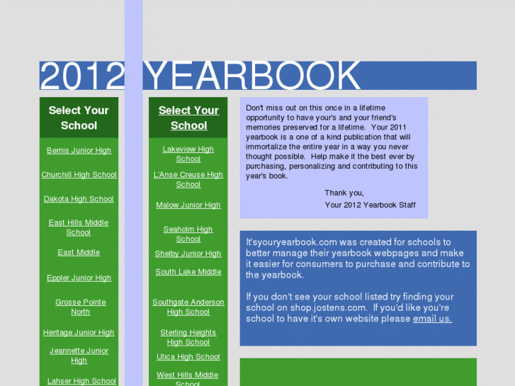 www.itsyouryearbook.com