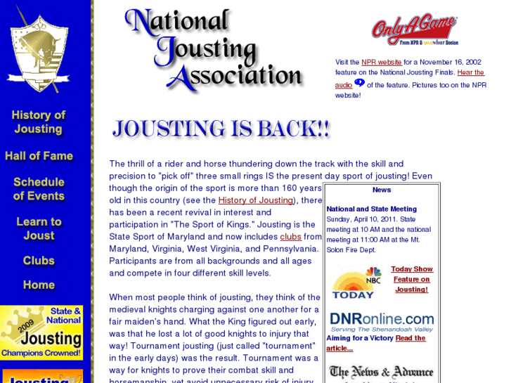 www.nationaljousting.com