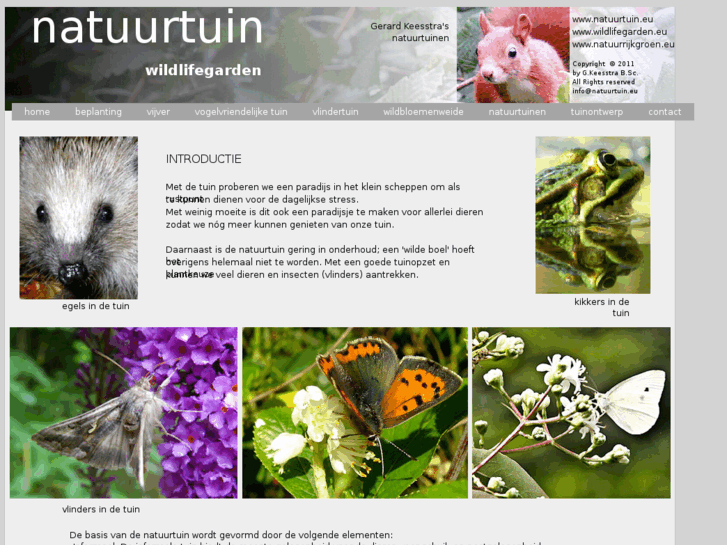 www.natuurtuin.eu