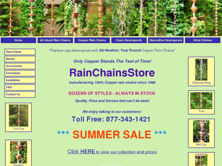 www.rainchainsstore.com