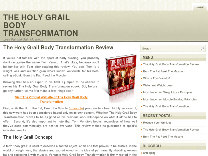 www.theholygrailbodytransformation.com