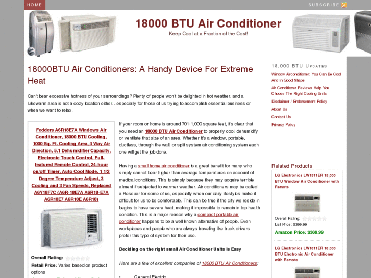 www.18000btuairconditioner.com