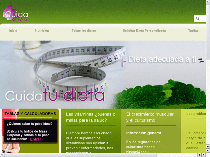 www.cuidatudieta.es