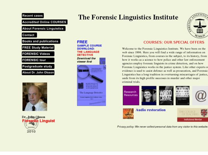 www.forensic-linguistics.com