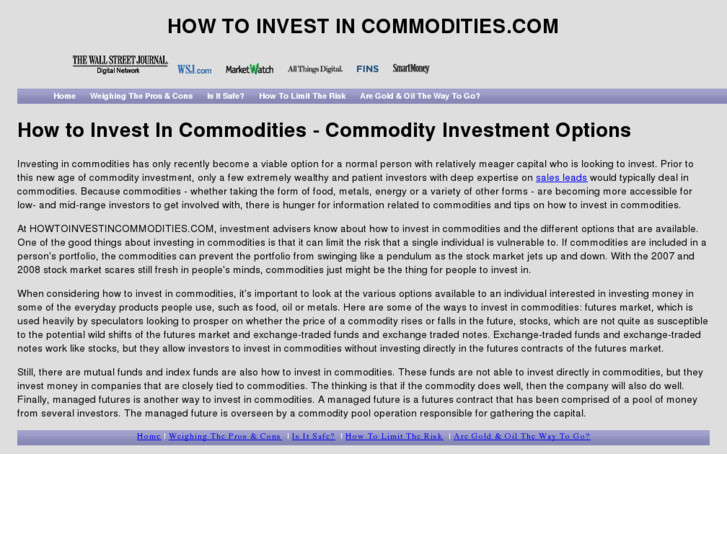 www.howtoinvestincommodities.com