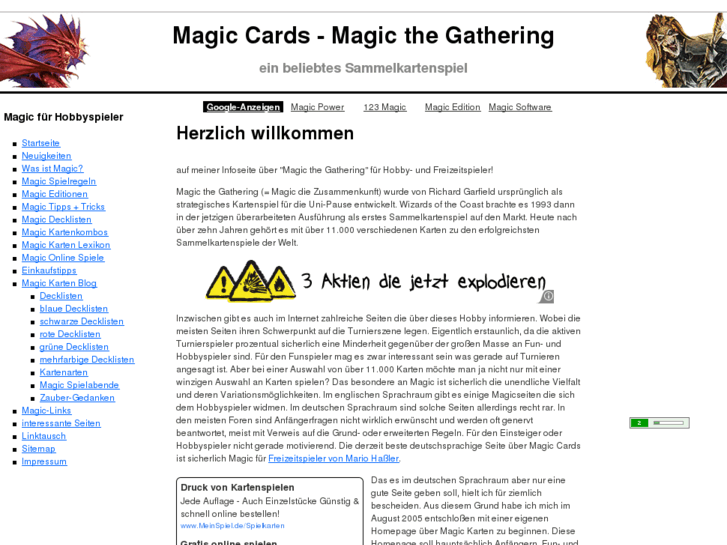 www.magic-cards-sammelkarten-kartenspiel.de