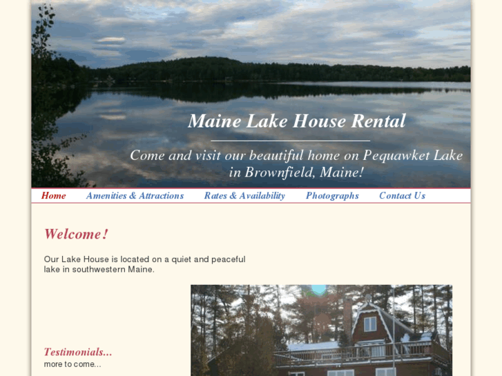 www.mainelakehouserental.com