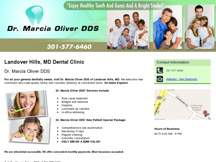 www.marciaoliverdds.com