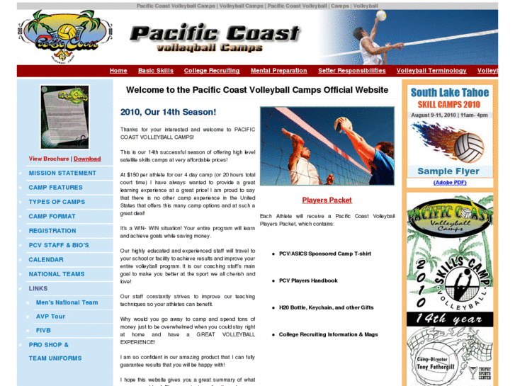 www.pacificcoastvolleyballcamps.com