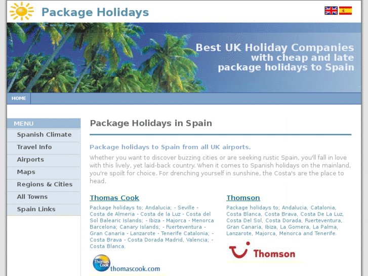 www.packageholidaysspain.com