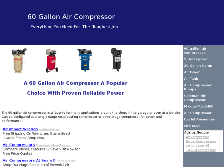 www.60gallonaircompressor.com