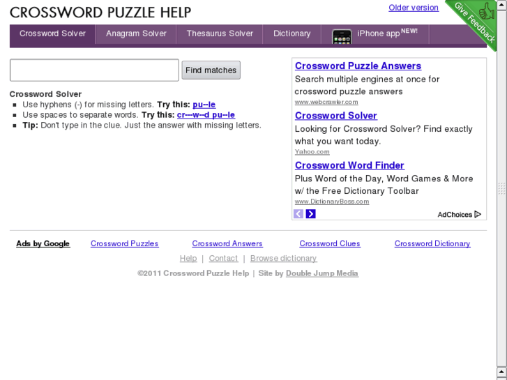 www.crosswordpuzzlehelp.net