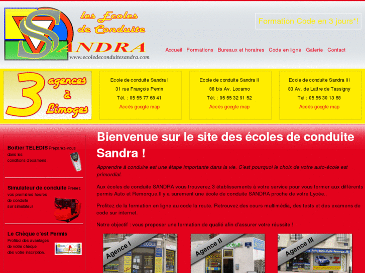 www.ecoledeconduitesandra.com