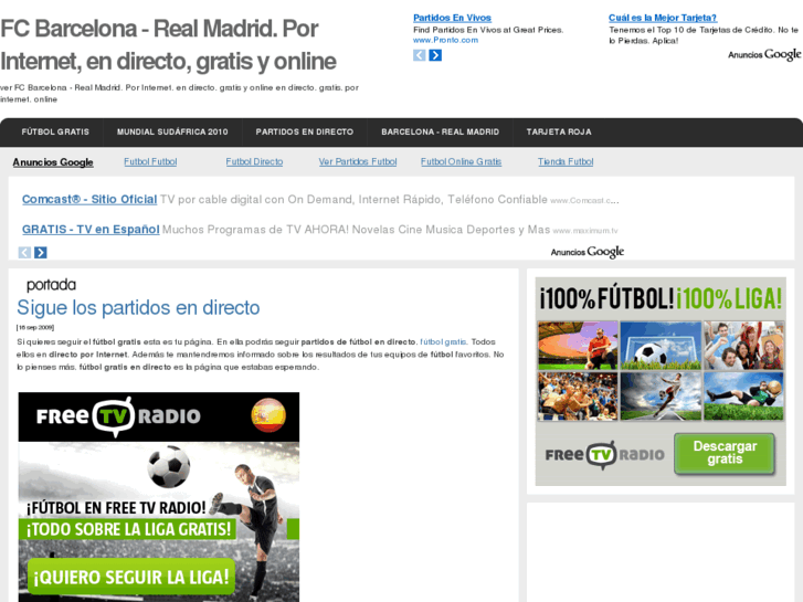 www.futbolgratisendirecto.com