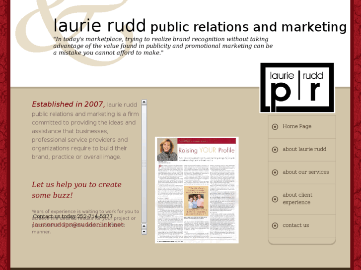 www.laurieruddpr.com