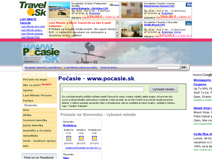 www.pocasie.sk