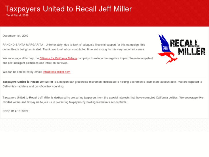 www.recallmiller.com