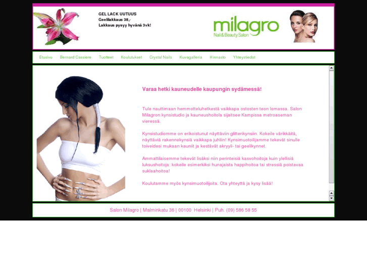 www.salonmilagro.fi