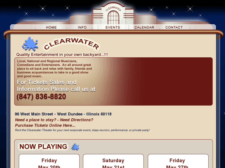 www.clearwatertheater.com