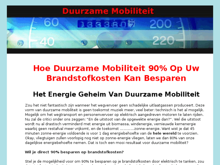 www.duurzamemobiliteit.net