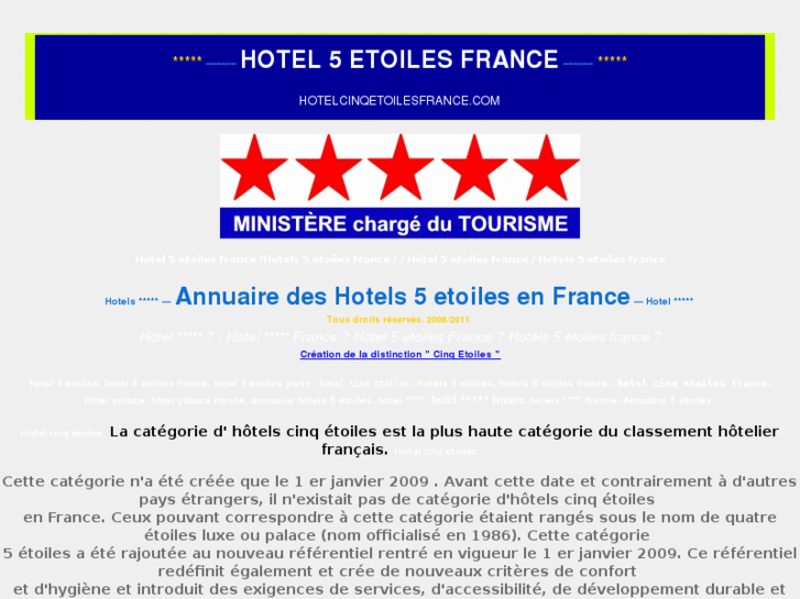 www.hotelcinqetoilesfrance.com