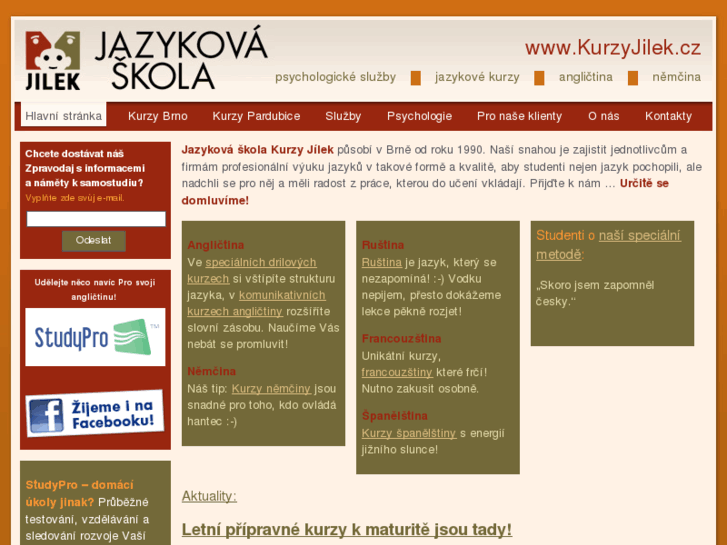 www.kurzyjilek.cz