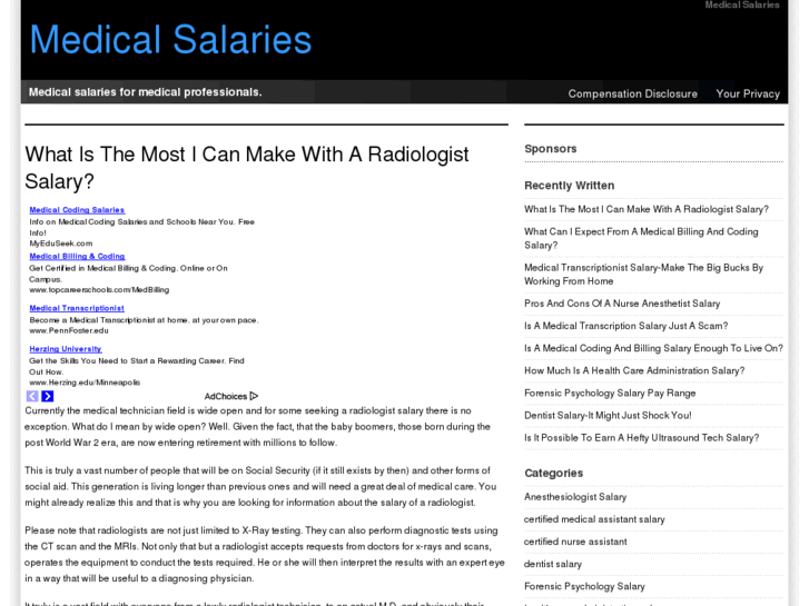 www.medicalsalaries.net