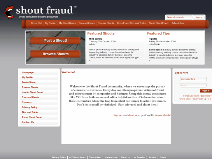 www.shout-fraud.com